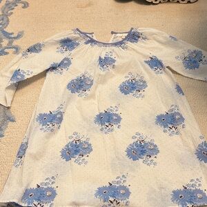LoveShackFancy Blue Floral Dress